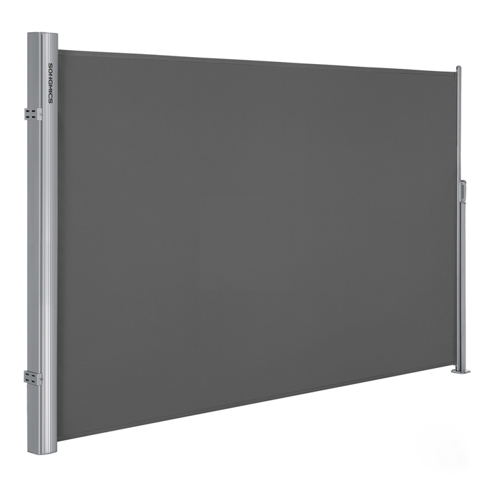 Boční markýza PRIVACY šedá, 160x400 cm 1