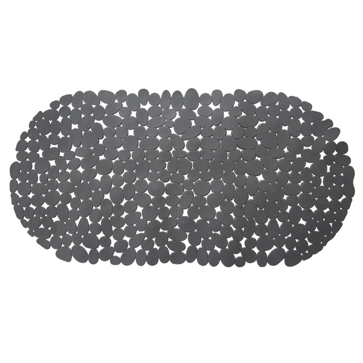 Podložka do koupelny PRIYA šedá, 68x34 cm 1