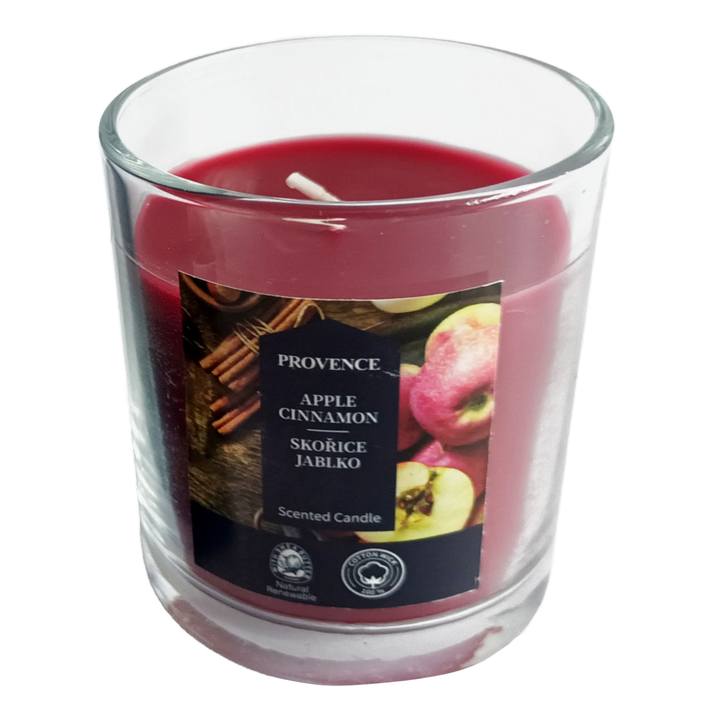 Sconto Vonná svíčka PROVENCE jablko a skořice, 135 g