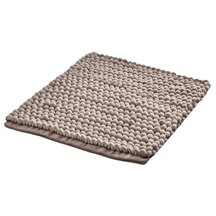 Koupelnová předložka PUNTO UNO taupe, 50x60 cm 1
