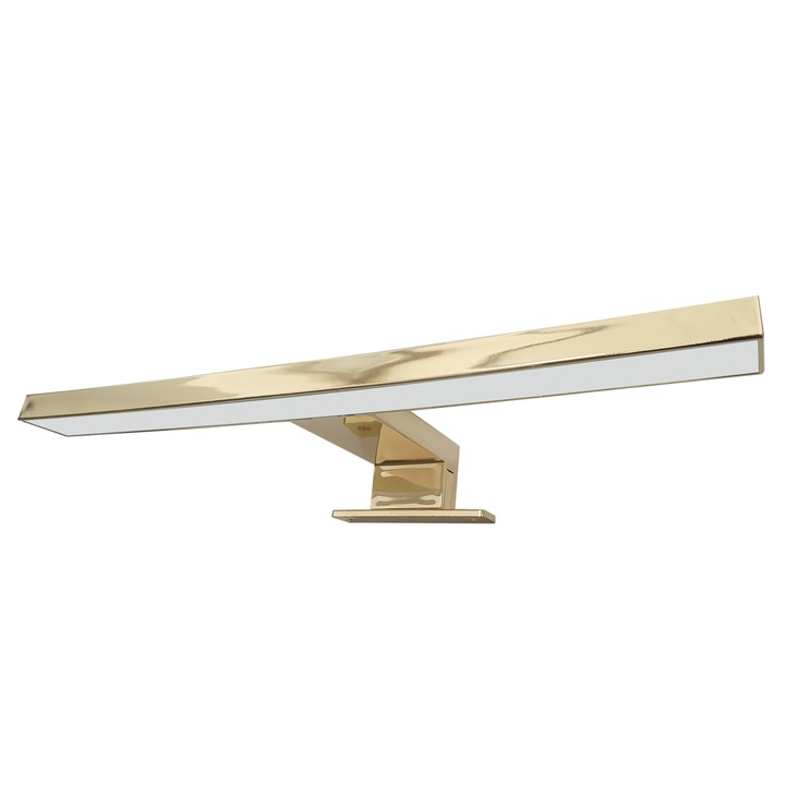 Koupelnové nástěnné LED svítidlo QTEC zlatá lesklá, šířka 30 cm 1