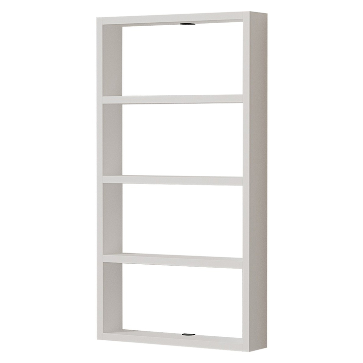 Sconto Nástěnný regál QUATRO bílá