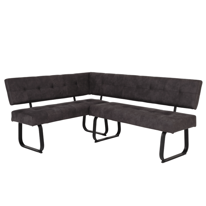 Sconto Rohová jídelní lavice RALNA I antracitová, pravá