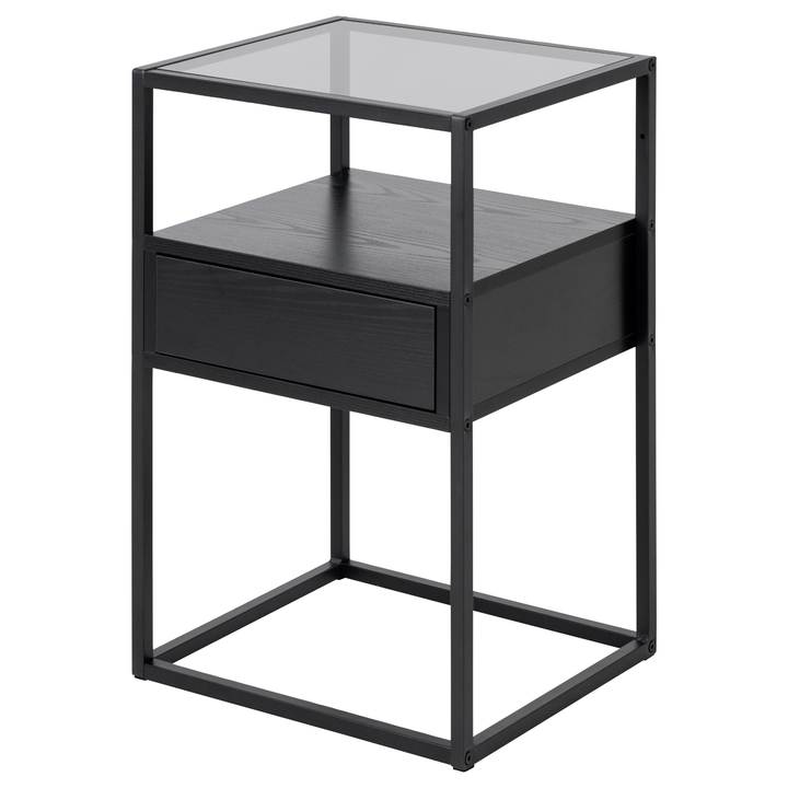 Sconto Noční stolek RANDOLF černá