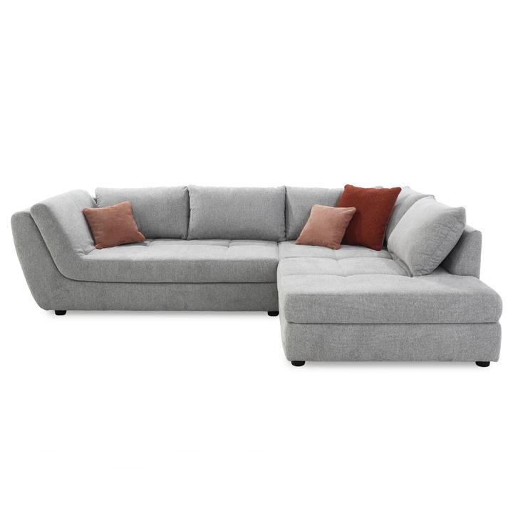 Sedací souprava RASCASSE světle šedá 1