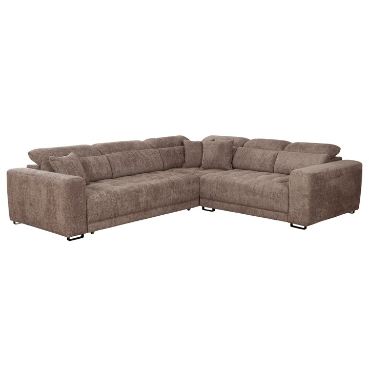 Sconto Sedací souprava REGINA I pravá, šedohnědá