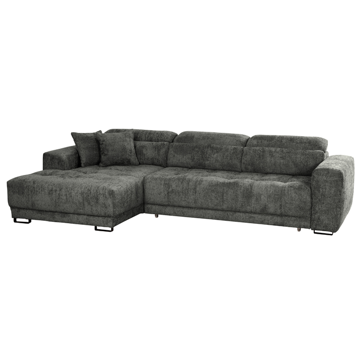 Sconto Sedací souprava REGINA levá, grafitová