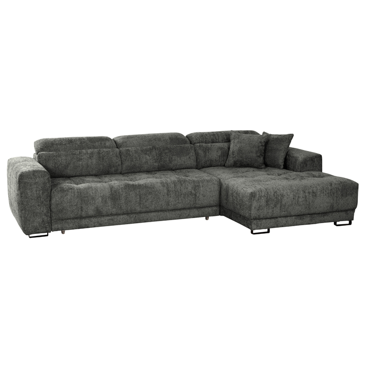 Sconto Sedací souprava REGINA pravá, grafitová