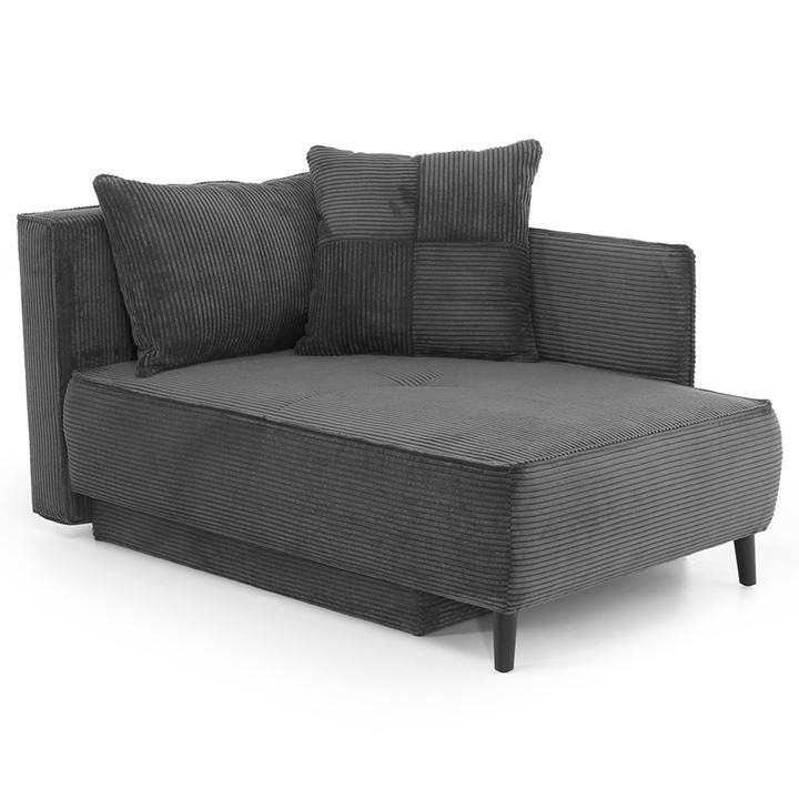 Sconto Pohovka/Divan REILLY tmavě šedá