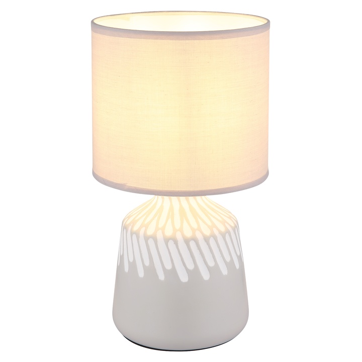 Sconto Stolní lampa RELA šedá