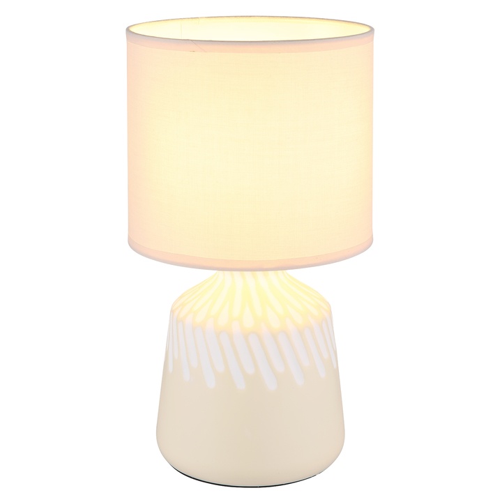 Sconto Stolní lampa RELA světle žlutá