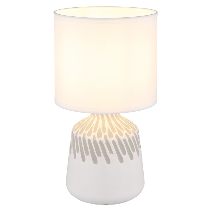 Sconto Stolní lampa RELA bílá