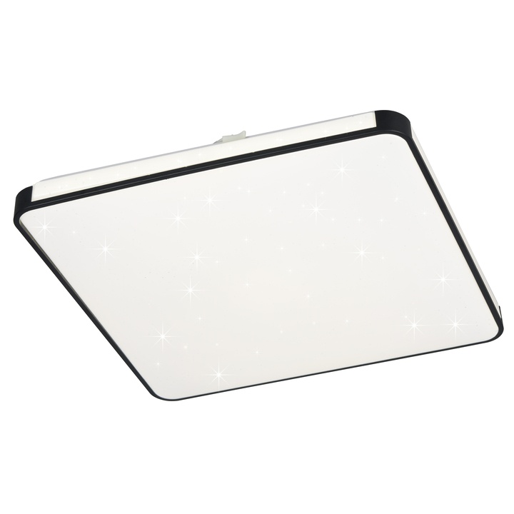 Stropní svítidlo RELUS černá/bílá, šířka 37 cm 1