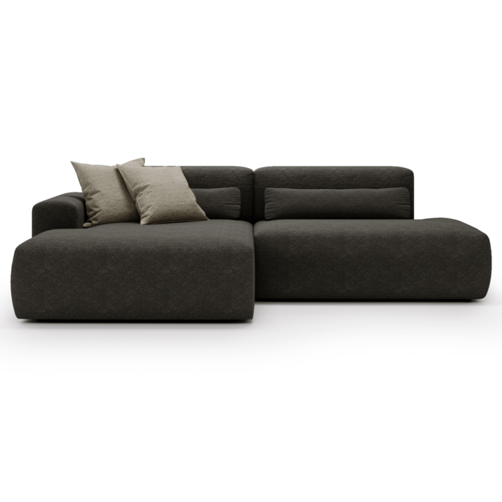 Sconto Sedací souprava REVE levá, antracitová