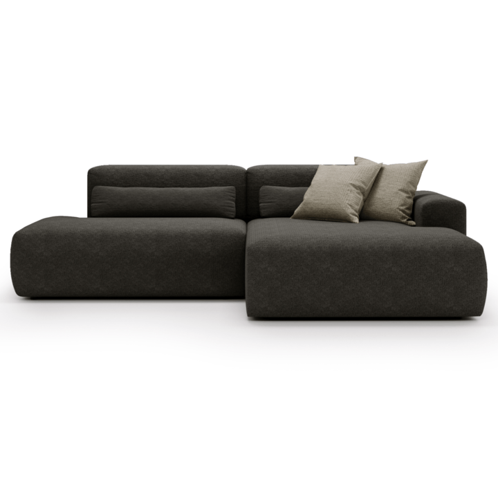 Sconto Sedací souprava REVE pravá, antracitová