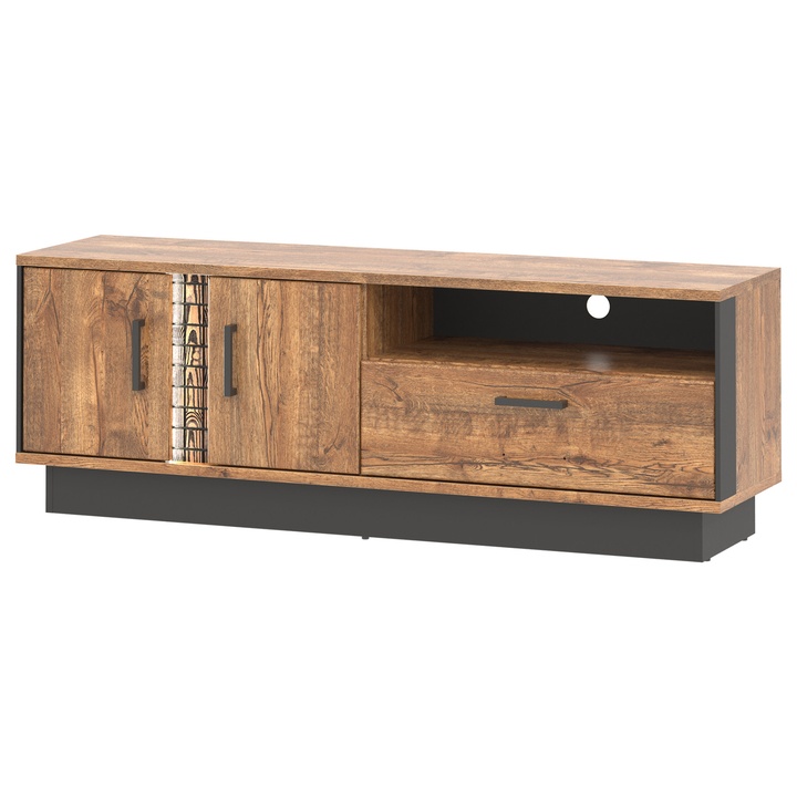 Sconto TV komoda RIAN dub/černá