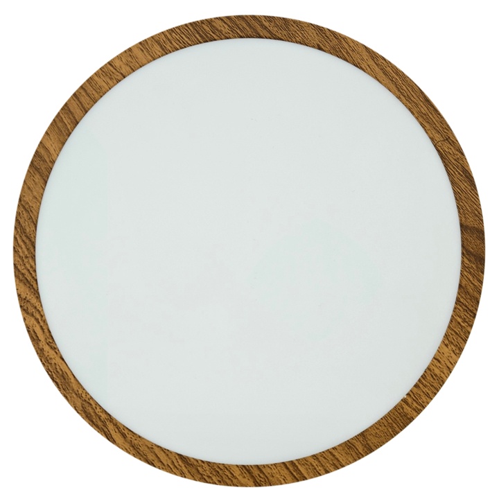 Sconto Stropní svítidlo RING hnědá/bílá