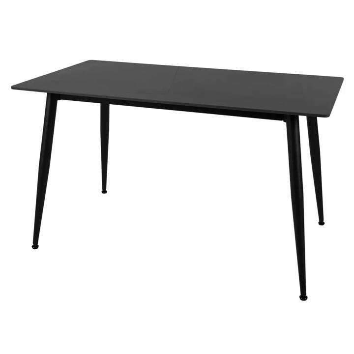 Sconto Jídelní stůl RION 3 černá, šířka 130 cm