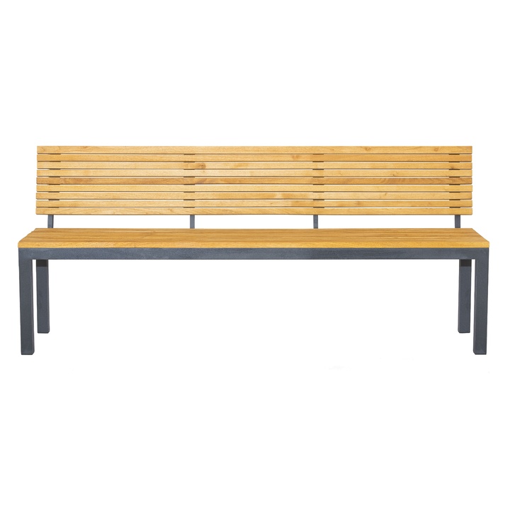 Sconto Lavice RIPPER antracitová/přírodní, šířka 146 cm