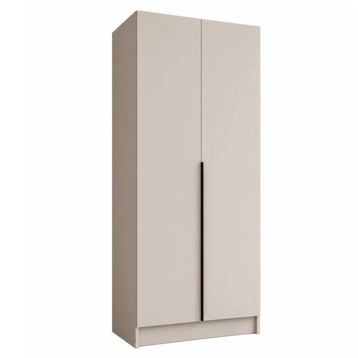 Šatní skříň RIVA 100 kašmírová, výška 245 cm, hloubka 42 cm 1