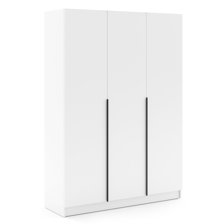 Šatní skříň RIVA 150 bílá, výška 245 cm 1