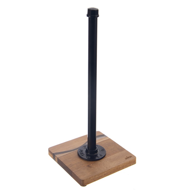 Sconto Stojan na papírové utěrky RIVER akácie/pryskyřice