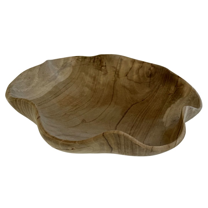 Dekorační mísa ROSE teak, průměr 30 cm 1