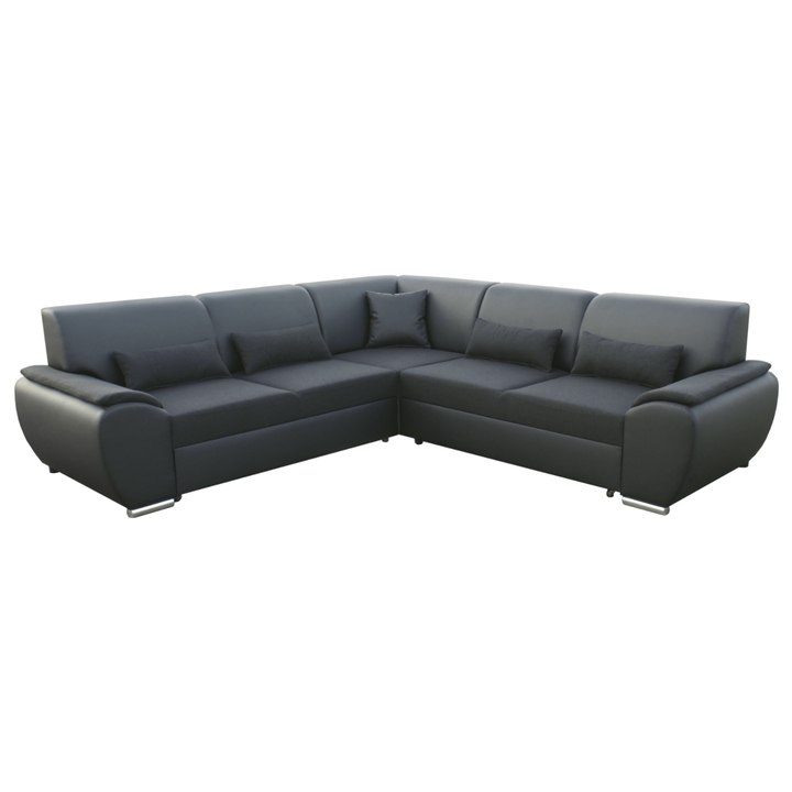 Sconto Sedací souprava ROYAL levá, černá