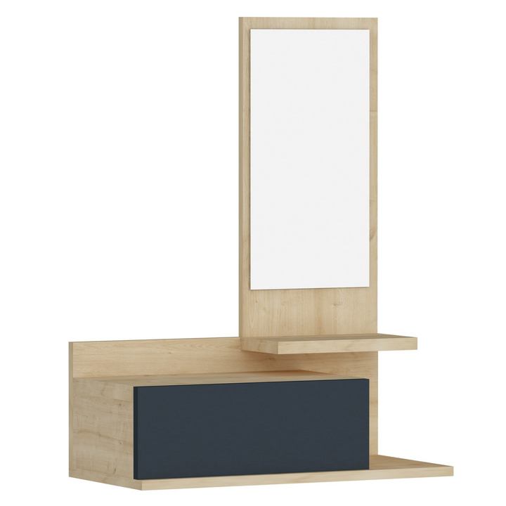 Předsíňová sestava ROZELLA přírodní/antracitová 1