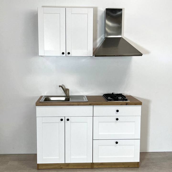 Sconto Kuchyňský blok RUSTIK II 130 dub artisan/bílá