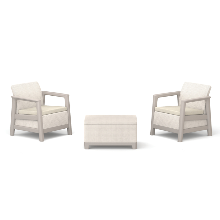 Zahradní sestava RYANA šedá/béžová 1