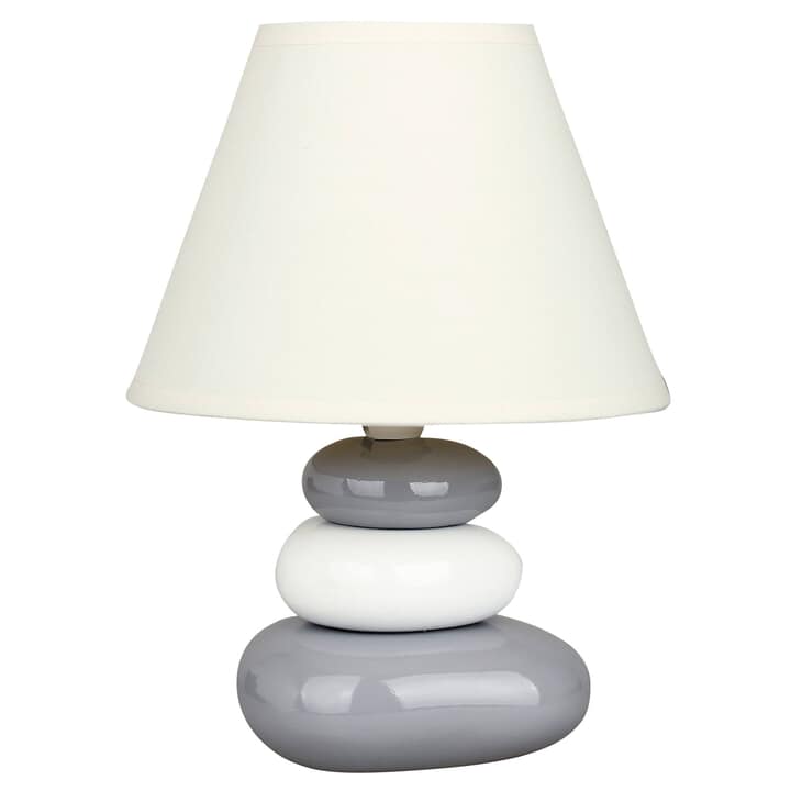 Stolní lampa SALEM šedá/bílá 1