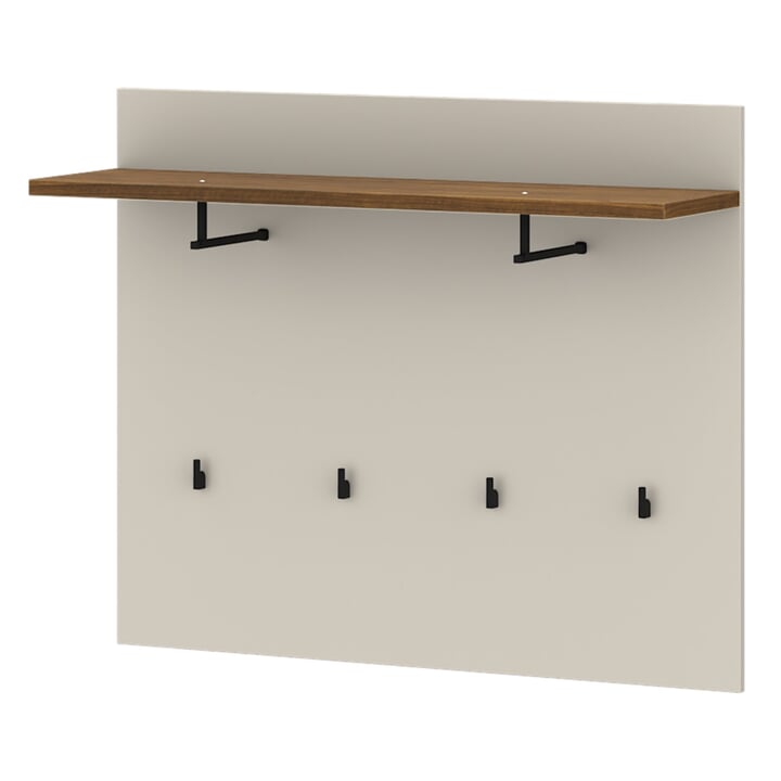 Předsíňový panel SALLO kašmírová/ořech alicante 1