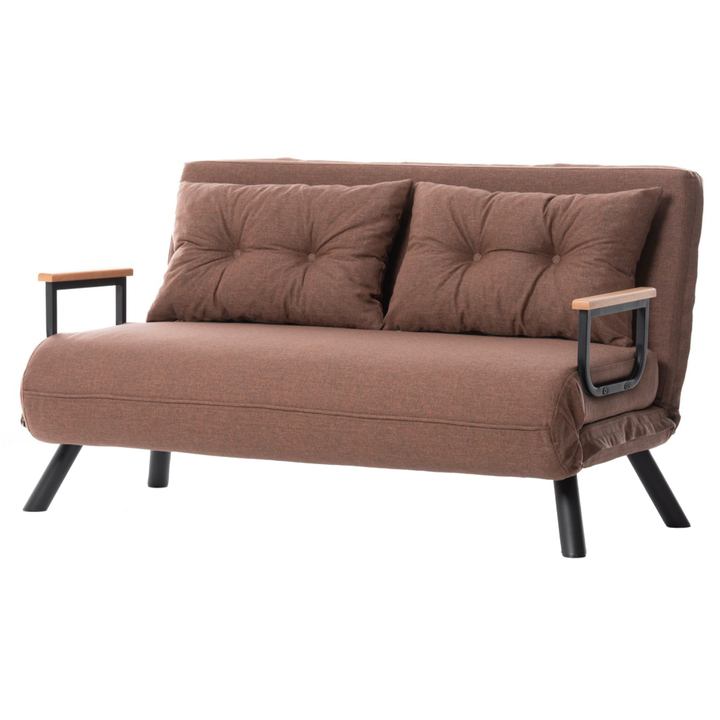 Sconto Pohovka SANDO hnědá