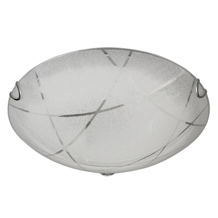 Sconto Stropní svítidlo SANDRINA bílá, průměr 30 cm