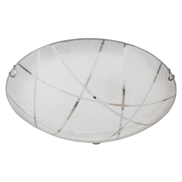 Sconto Stropní svítidlo SANDRINA bílá, průměr 40 cm