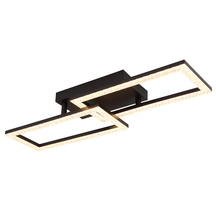 Sconto Stropní LED svítidlo SAPENA 1 černá