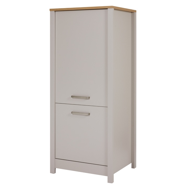 Sconto Skříň na lednici SARDEGNA kašmírová/dub artisan