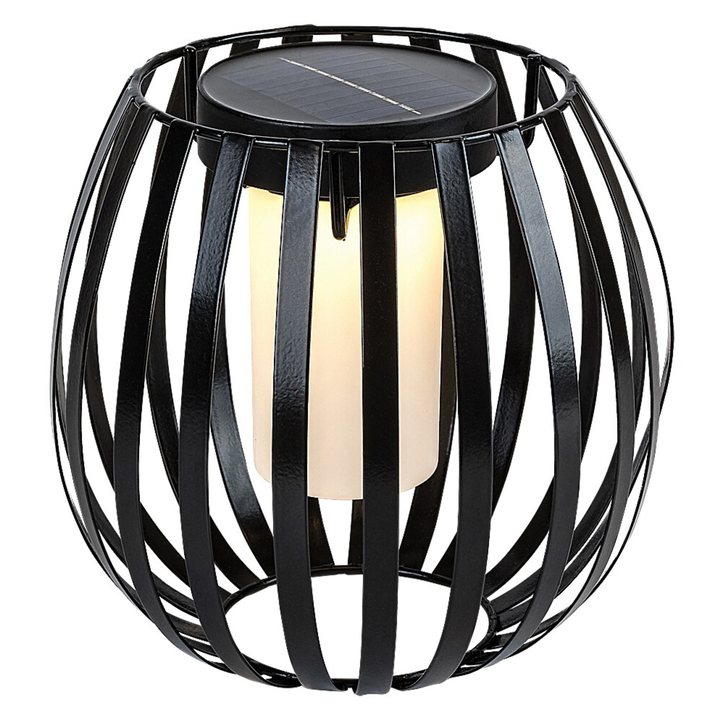 Sconto Venkovní solární LED lampa SAVOCA černá/bílá