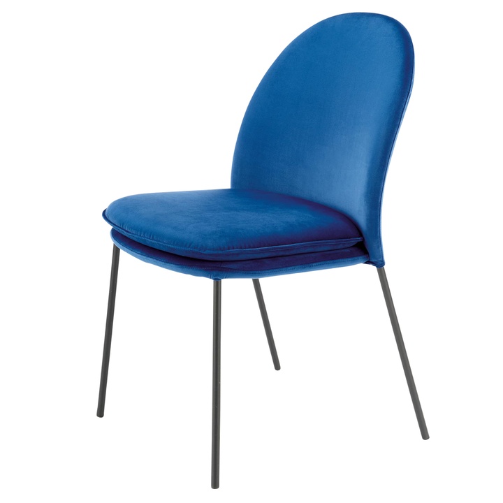 Sconto Jídelní židle  SCK-443 tmavě modrá