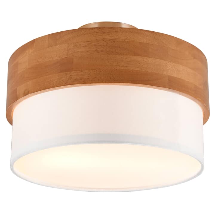 Stropní svítidlo SEASONS bílá/přírodní, průměr 30 cm 1