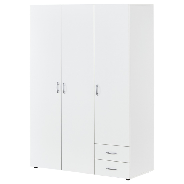 Šatní skříň SEBA 3 bílá 1