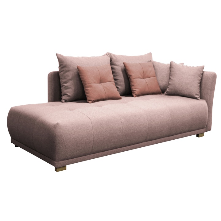Sconto Pohovka/Divan SELAVI pravá, růžová