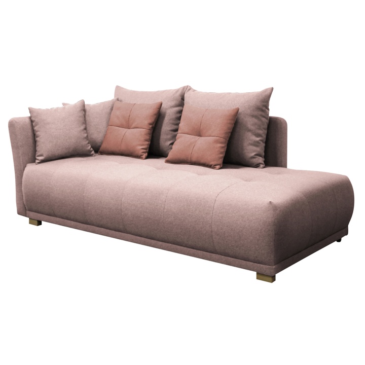 Sconto Pohovka/Divan SELAVI levá, růžová
