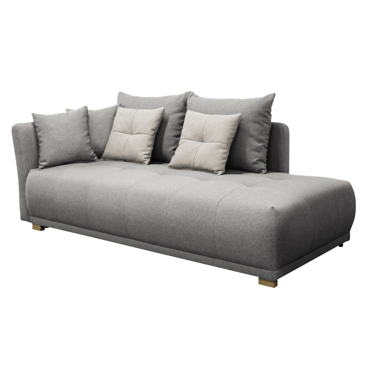 Sconto Pohovka/Divan SELAVI levá, světle šedá