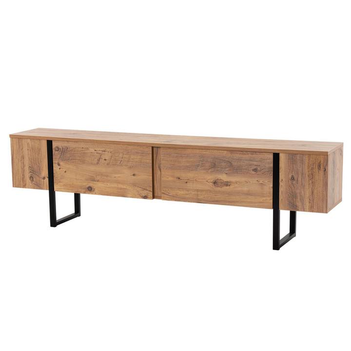 TV stolek SERENITY borovice atlantic/černá 1