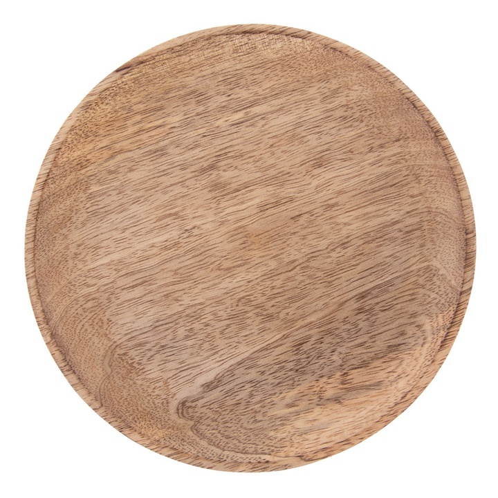 Dřevěný tác SHAFFER průměr 20 cm 1