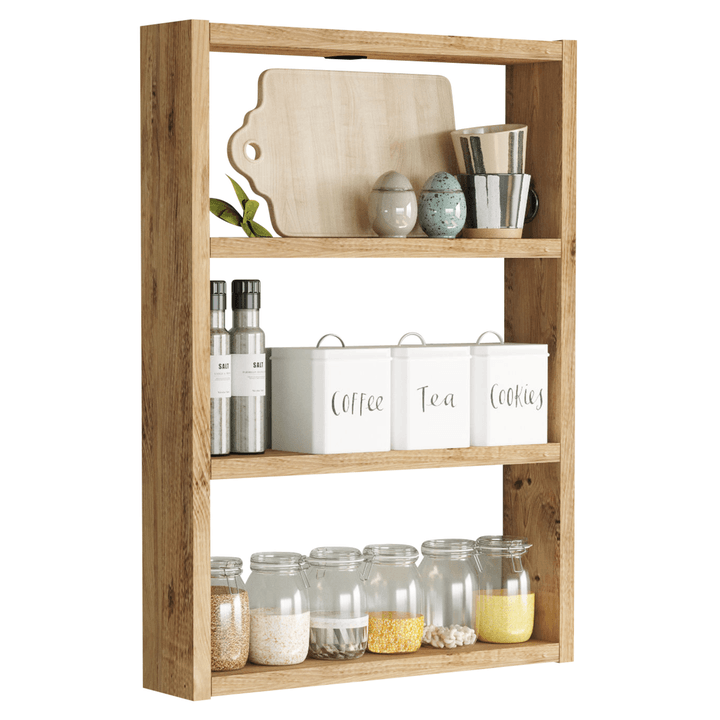 Sconto Nástěnný regál SHEA borovice atlantská