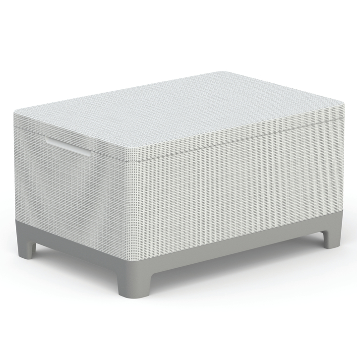 Sconto Zahradní stolek SHERI popelavě šedá/tmavě šedá