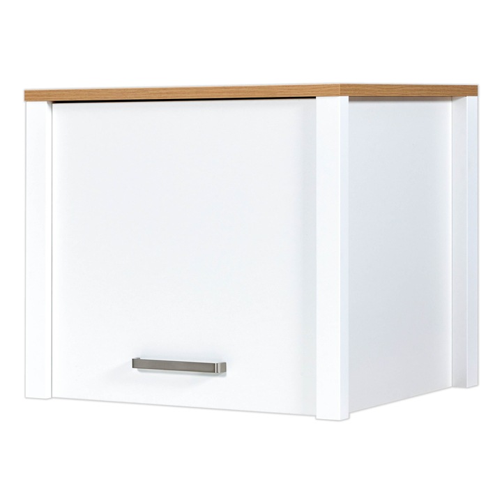 Sconto Skříňový nástavec SICILIA bílá/dub artisan